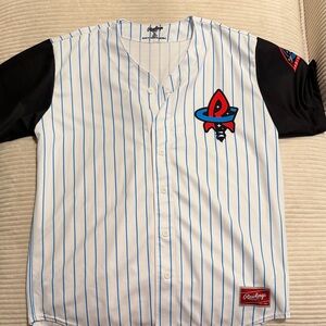 Rawlings Rocket City Trash Panda Baseball Jersey